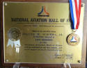 Wally Schirra Aviation Hall of Fame Medal